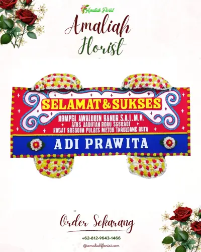 Karangan Bunga Ucapan Selamat datarcae