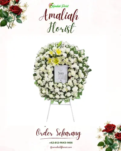 Krans Bunga Duka Cita datarcae